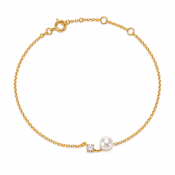 Lavinia Pearl Sparkle Bracelet