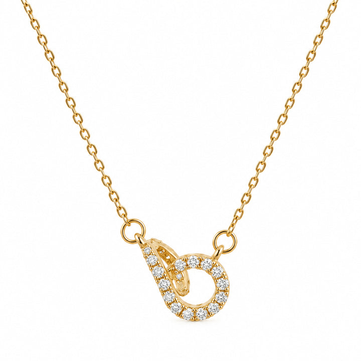 Cosima Pavé Loop Necklace