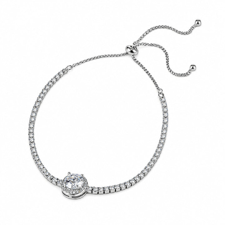 Claudine Halo Tennis Bracelet