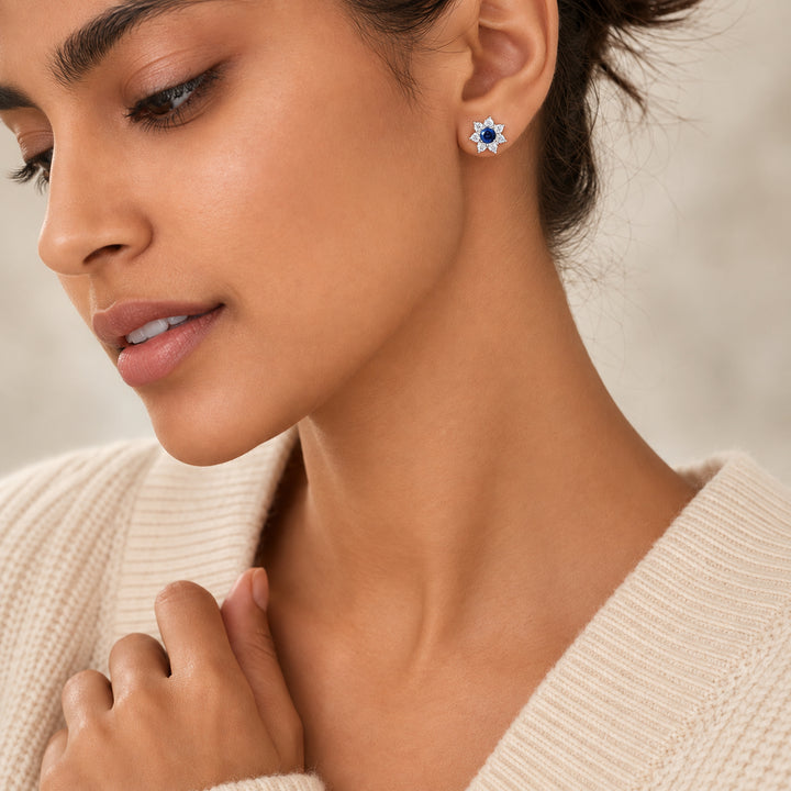 Celeste Blue Spinel Earrings