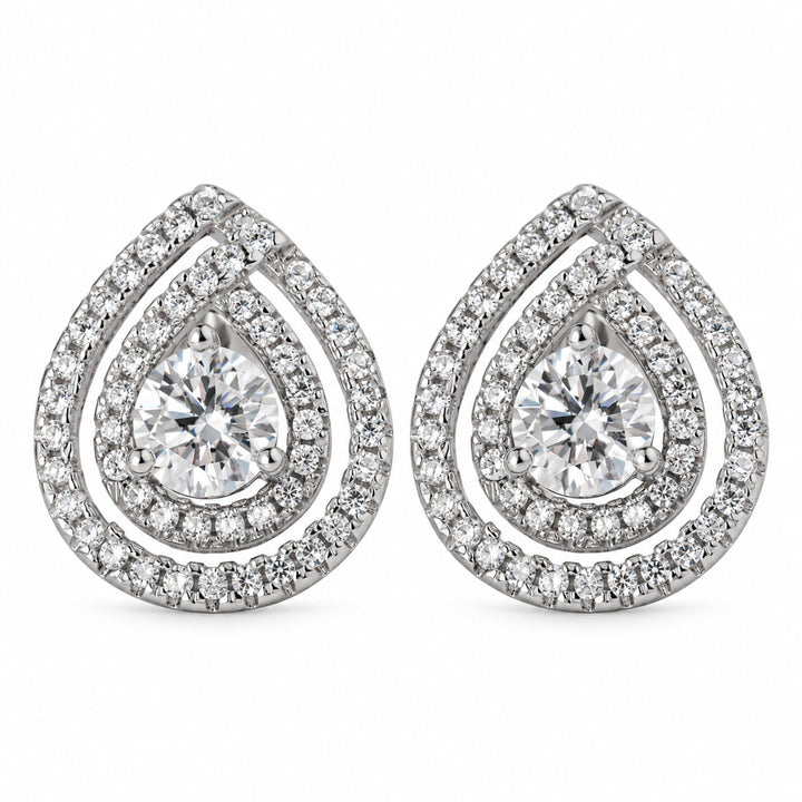 Amara Teardrop Stud Earrings