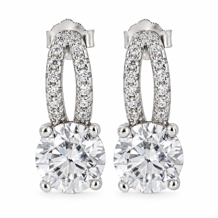 Aurelia Double Loop Drop Earrings
