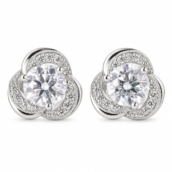 Margaux Trinity Stud Earrings