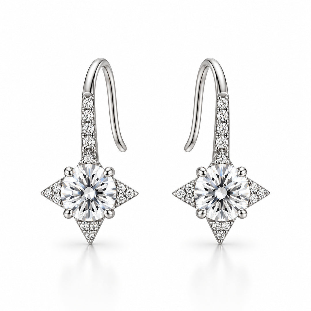 Mireya Shooting Star Hook Earrings