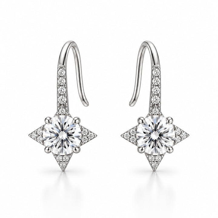 Mireya Shooting Star Hook Earrings