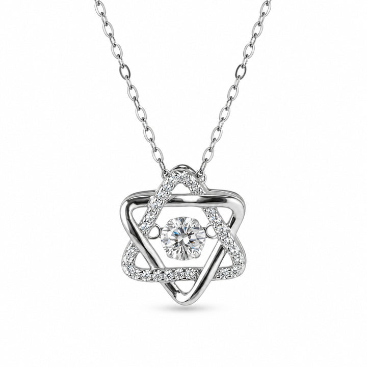 Grazia Orbital Moissanite Necklace